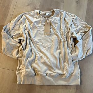 NWT Goumi Kids Chanterelle Adult Sweatsuit Top SZ M Pullover Crew Sweatshirt